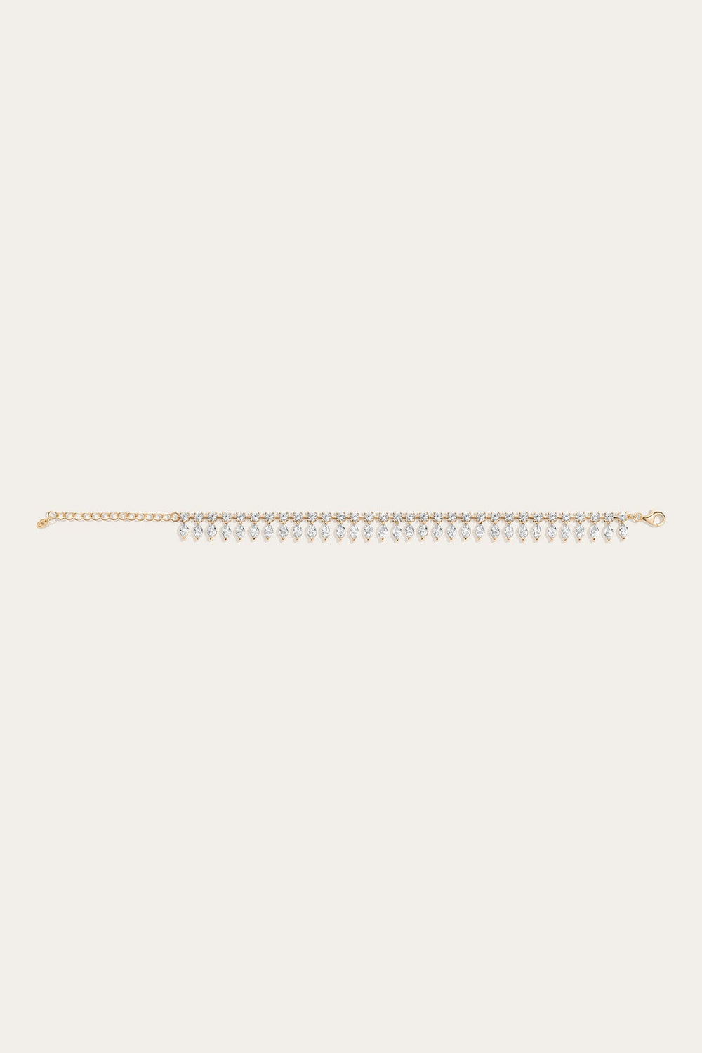 Women’s Marquise Fringe Bracelet | Aurate x The Frye Company - Yellow Vermeil