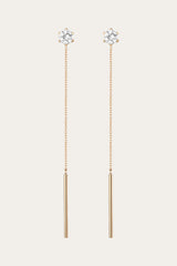 Women’s Spur Lariat Earrings | Aurate x The Frye Company - Yellow Vermeil