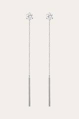 Women’s Spur Lariat Earrings | Aurate x The Frye Company - Sterling Silver