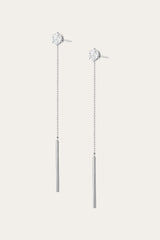 Women’s Spur Lariat Earrings | Aurate x The Frye Company - Sterling Silver