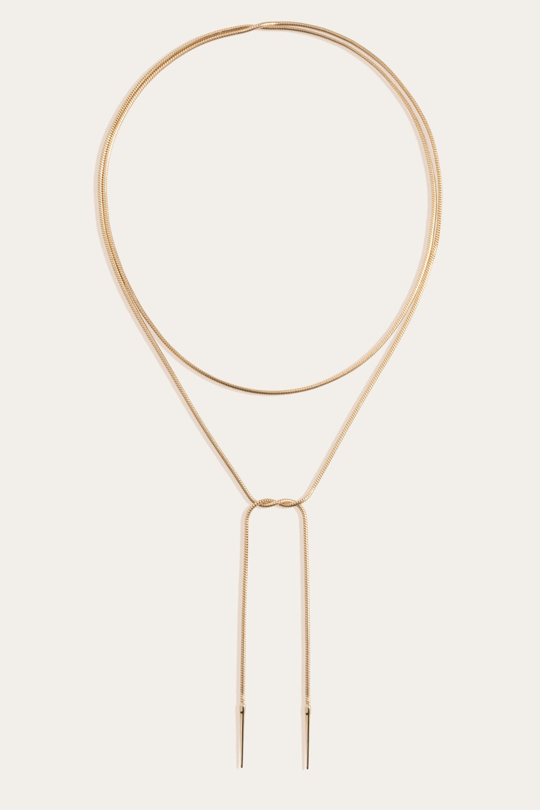 Women’s Lasso Wrap Necklace | Aurate x The Frye Company - Yellow Vermeil