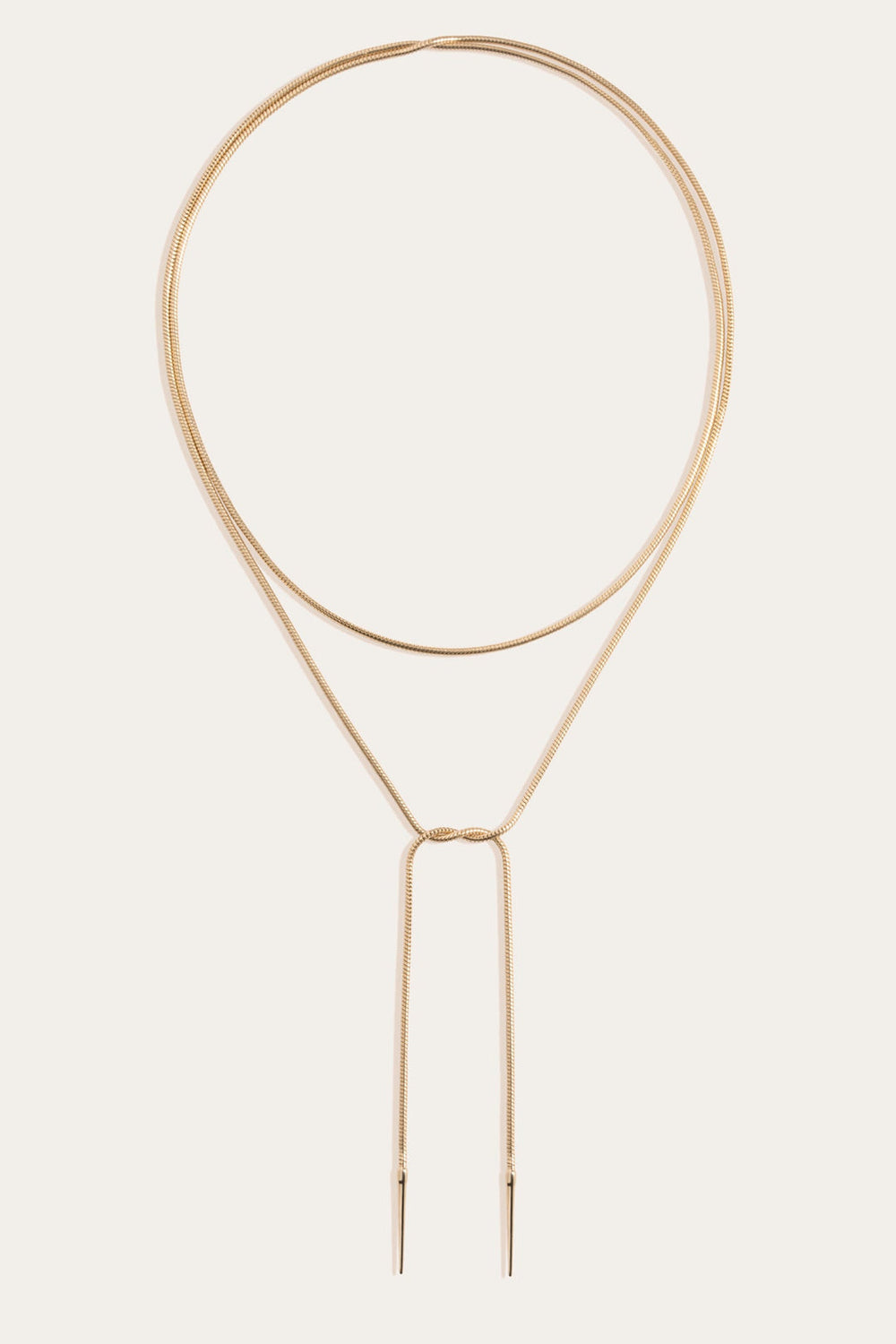 Women’s Lasso Wrap Necklace | Aurate x The Frye Company - Yellow Vermeil