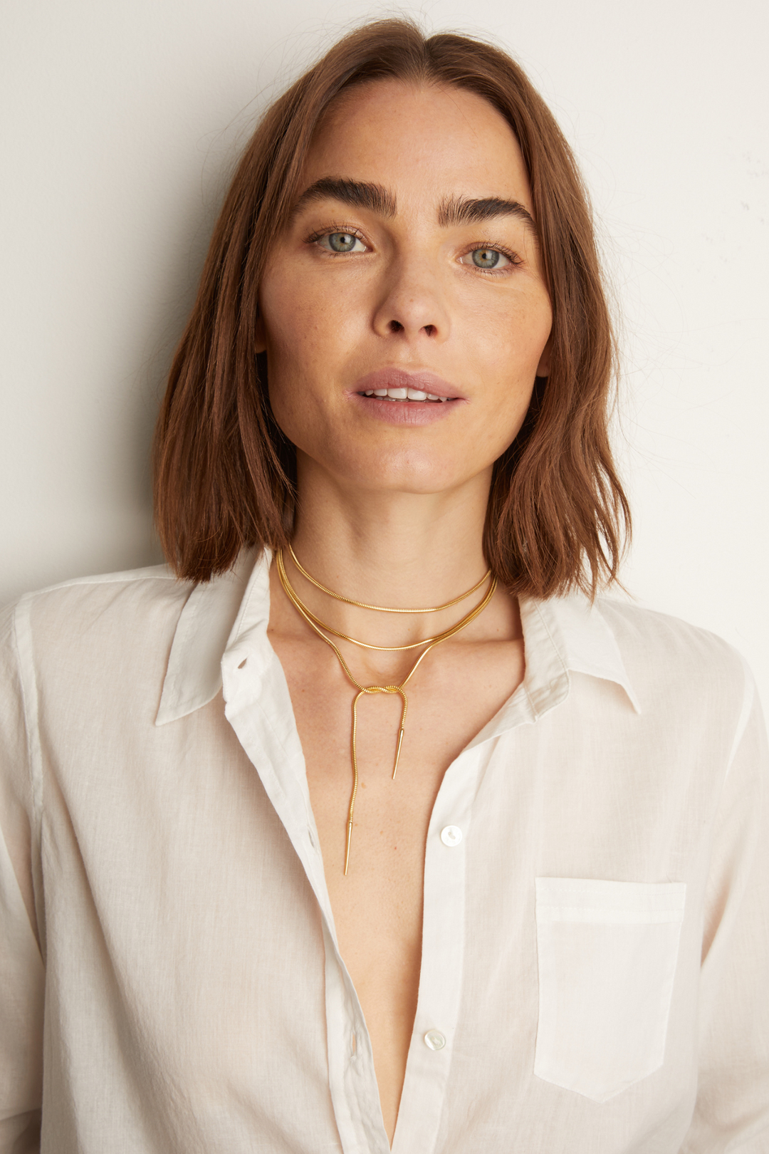 Women’s Lasso Wrap Necklace | Aurate x The Frye Company - Yellow Vermeil
