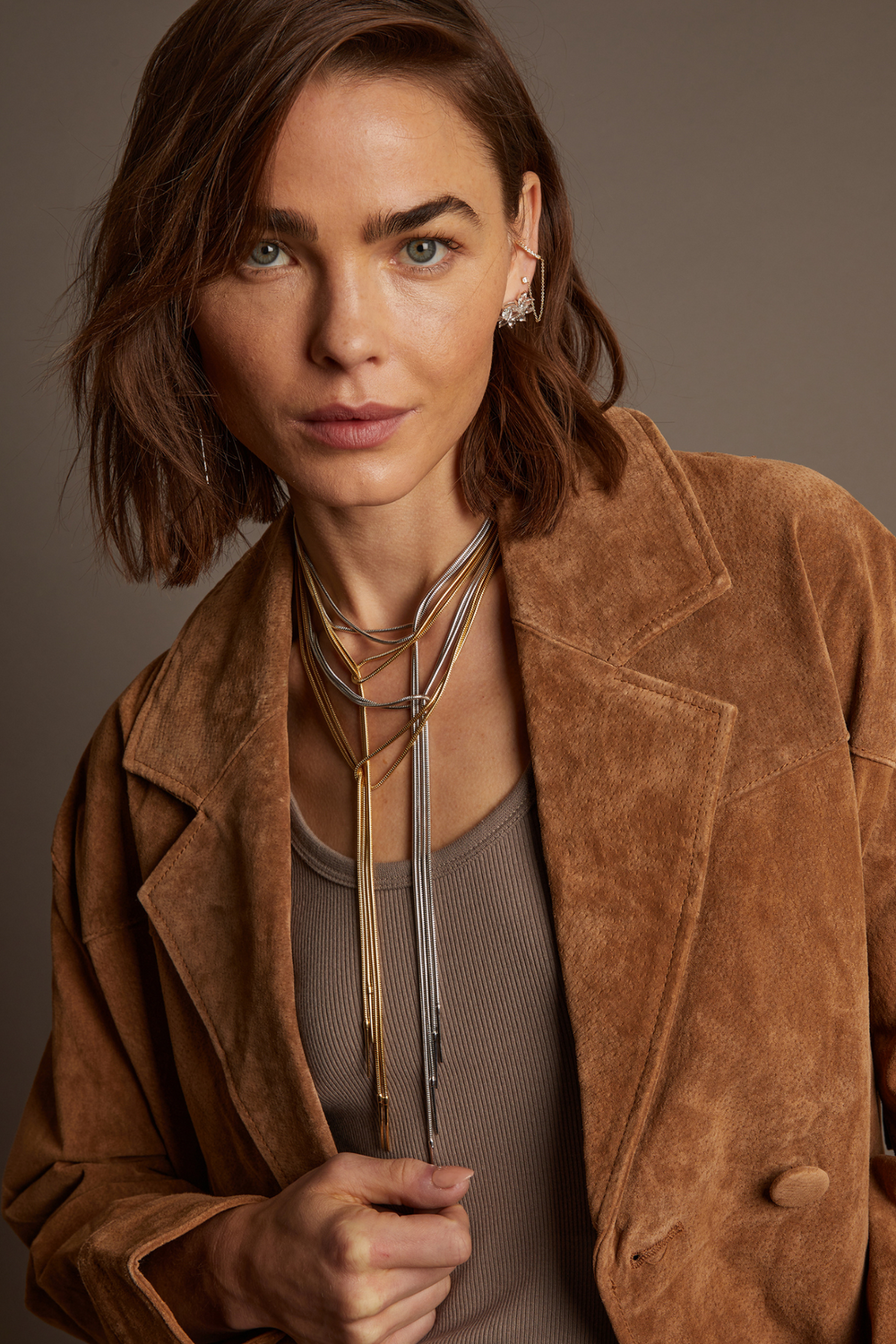 Women’s Lasso Wrap Necklace | Aurate x The Frye Company - Yellow Vermeil