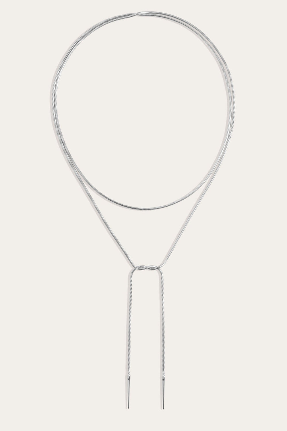 Women’s Lasso Wrap Necklace | Aurate x The Frye Company - Sterling Silver