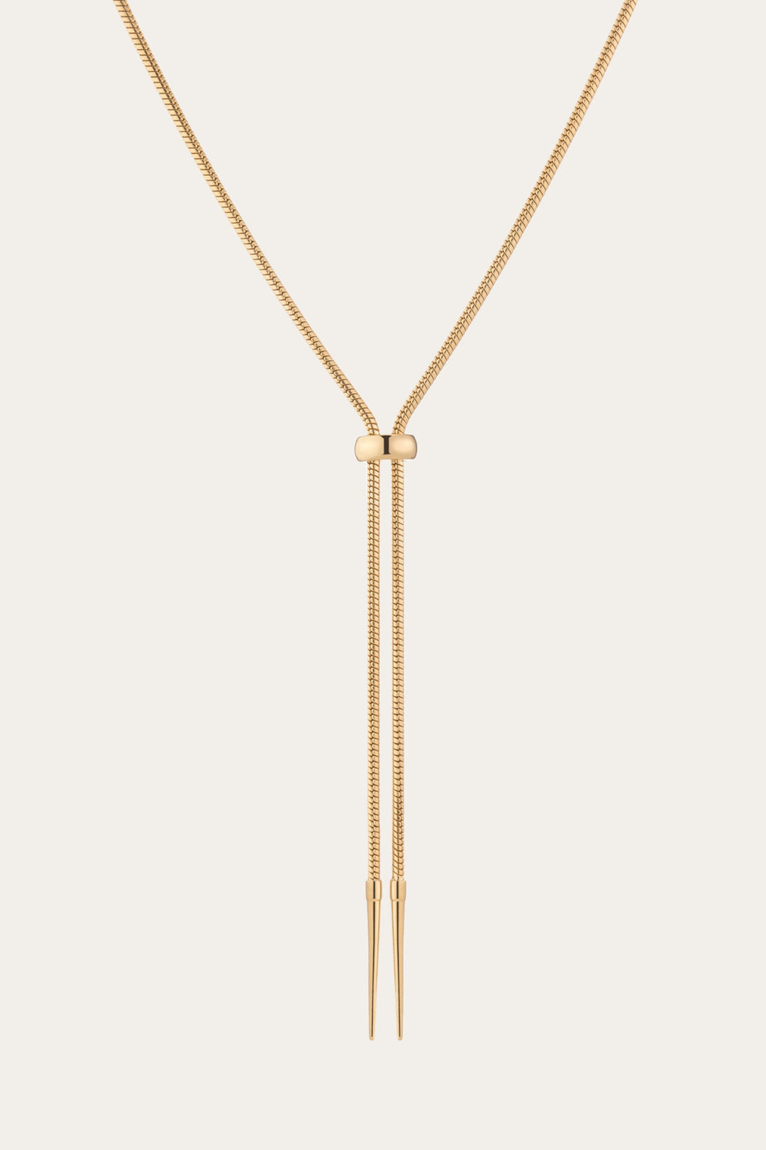 Women’s Lasso Bolo Necklace | Aurate x The Frye Company - Yellow Vermeil
