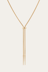 Women’s Lasso Bolo Necklace | Aurate x The Frye Company - Yellow Vermeil