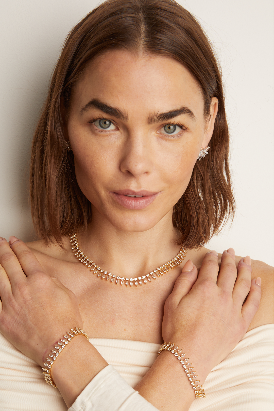 Women’s Marquise Fringe Necklace | Aurate x The Frye Company - Yellow Vermeil