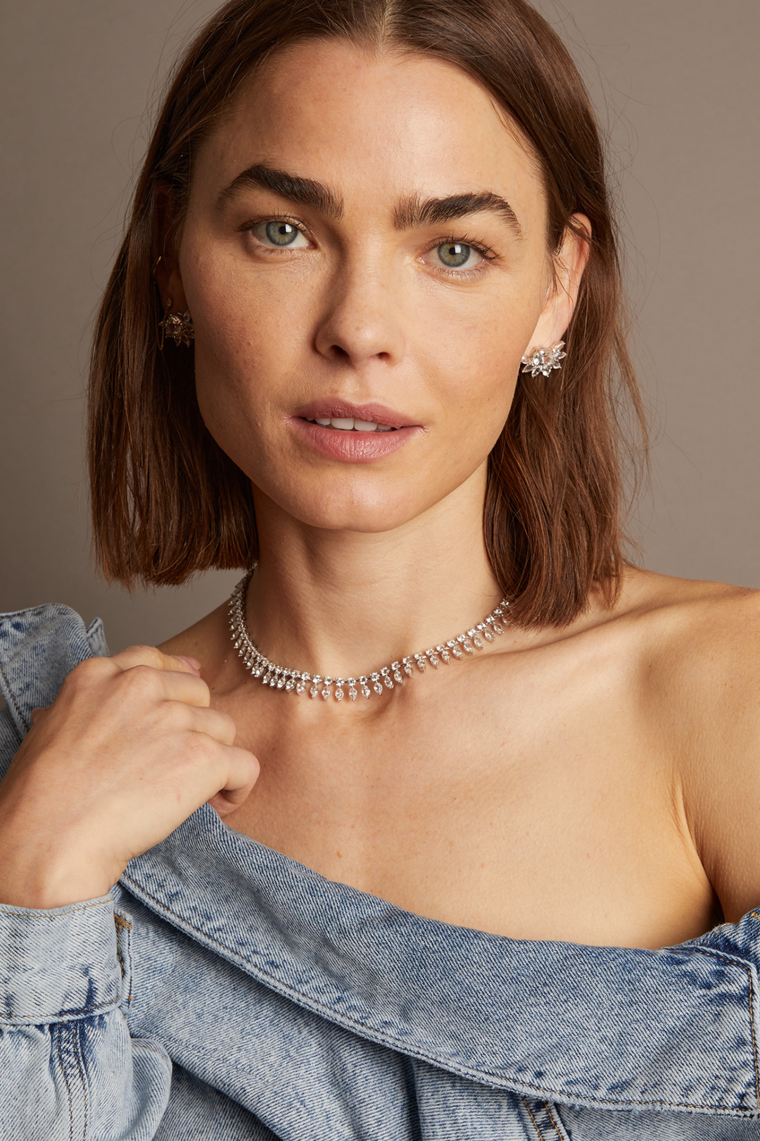 Women’s Marquise Fringe Necklace | Aurate x The Frye Company - Sterling Silver