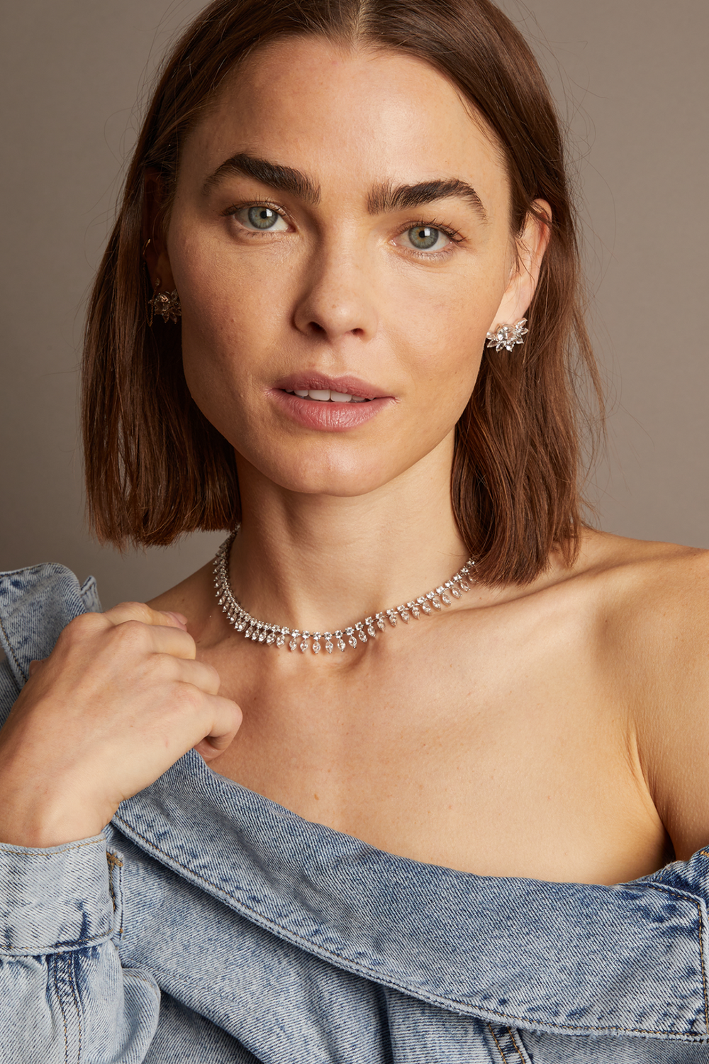 Women’s Marquise Fringe Necklace | Aurate x The Frye Company - Sterling Silver