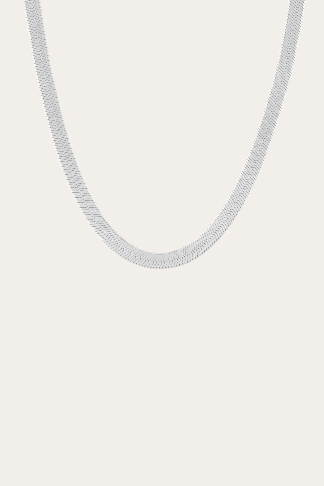 Women’s Extra Bold Herringbone Necklace | Aurate x The Frye Company - Sterling Silver