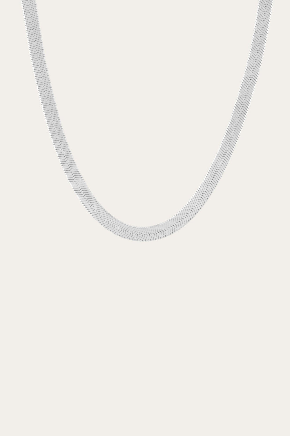 Women’s Extra Bold Herringbone Necklace | Aurate x The Frye Company - Sterling Silver