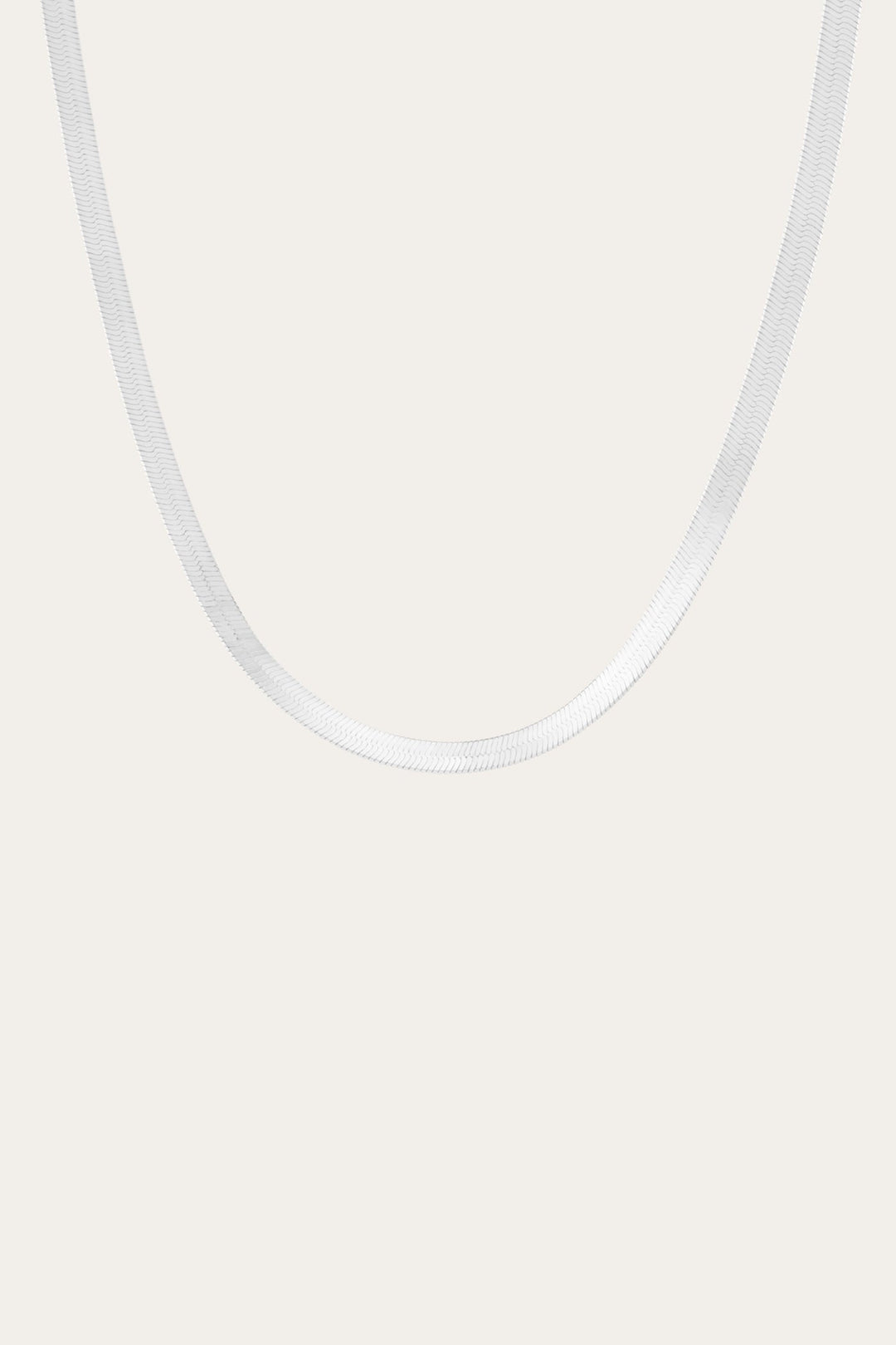 Women’s Bold Herringbone Necklace | Aurate x The Frye Company - Sterling Silver