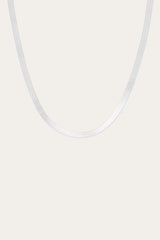 Women’s Bold Herringbone Necklace | Aurate x The Frye Company - Sterling Silver