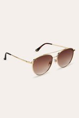 Frenchie Women's Sunglasses - Gold