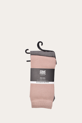 Women’s Blush Bamboo Boot Socks 2 Pack - Blush