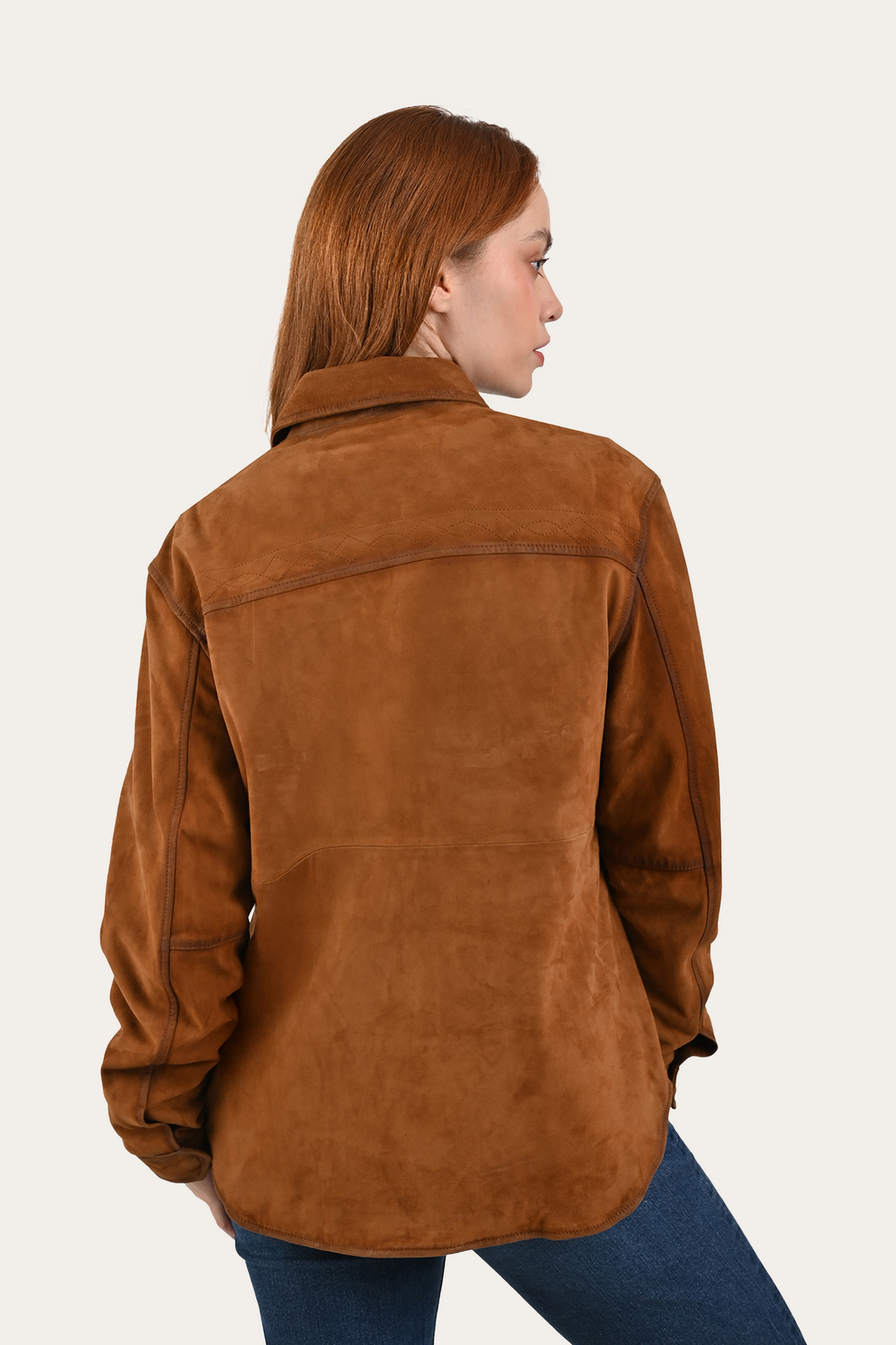 Light Brown Avett Overshirt Jacket - Light Brown