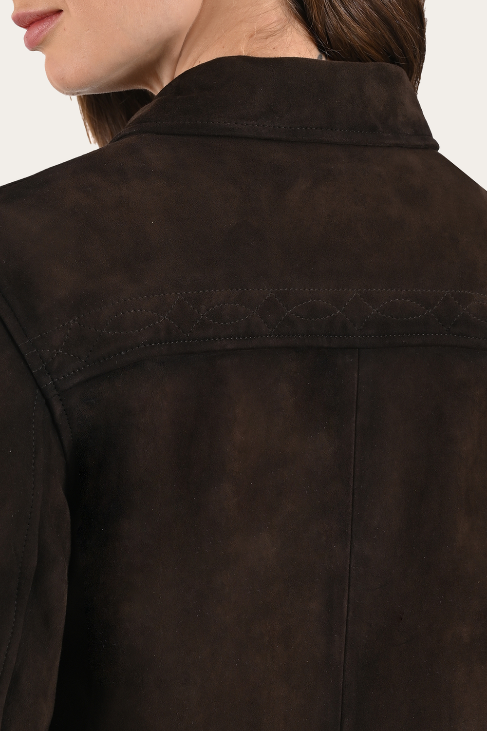 Dark Brown Avett Overshirt Jacket - Dark Brown