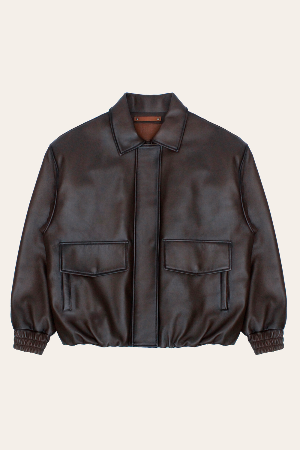 Tobacco Harper Oversized Bomber - Tobacco