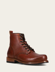 Men's Whiskey Hudson Workboot Plain Toe Boot - Whiskey