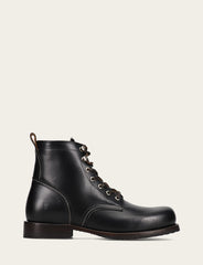 Men's Black Hudson Workboot Plain Toe - Black