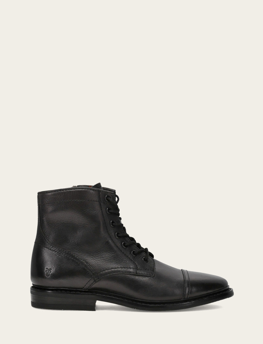 Men's Black Paul Mid Lace Boot - Black