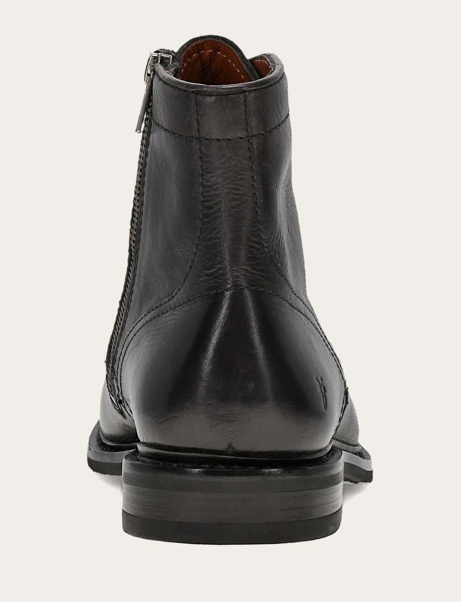 Men's Black Paul Mid Lace Boot - Black