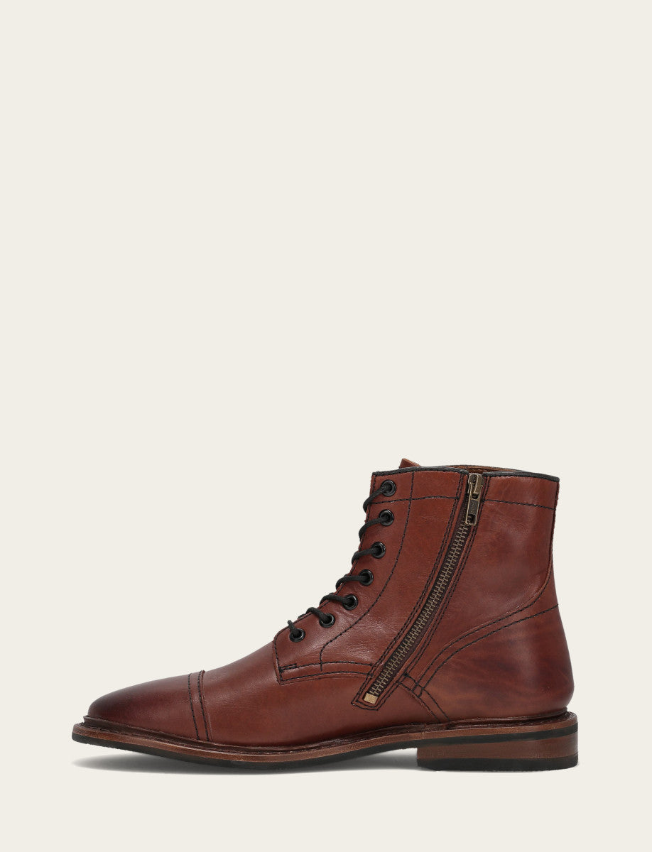 Men's Brown Paul Mid Lace Boot - Brown