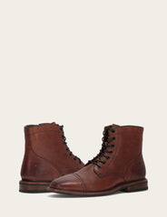 Men's Brown Paul Mid Lace Boot - Brown