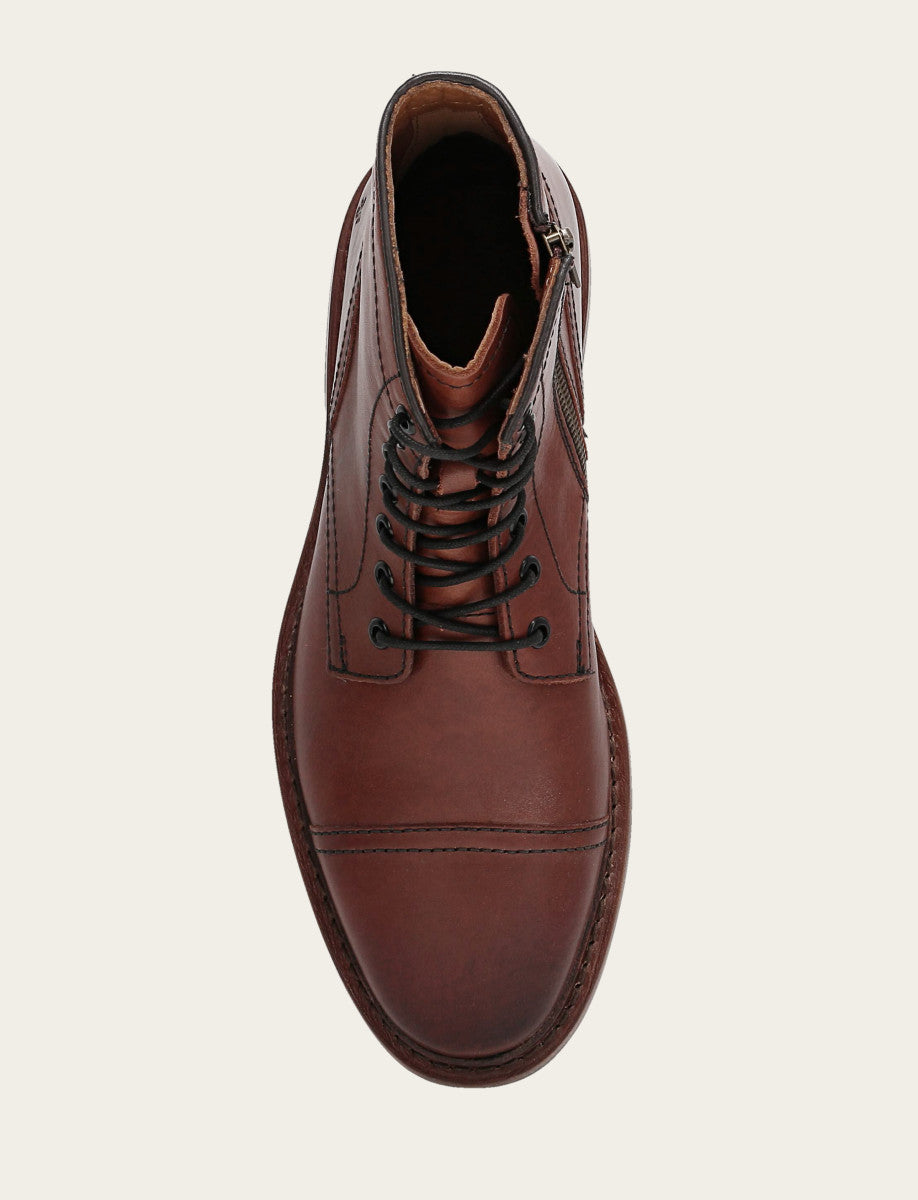 Men's Brown Paul Mid Lace Boot - Brown