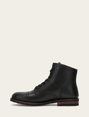 Men's Black Landon Midlace Boot - Black