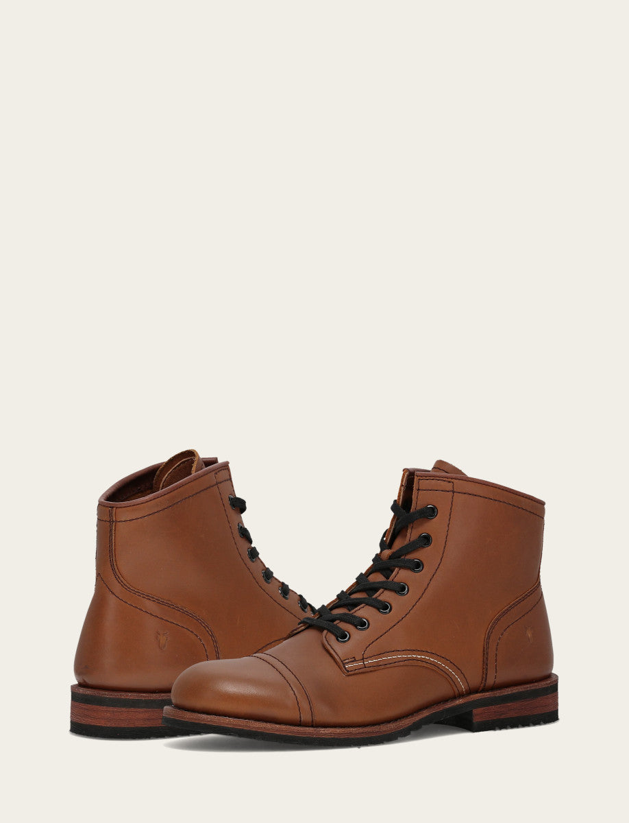 Men's Saddle Landon Midlace Boot - Saddle