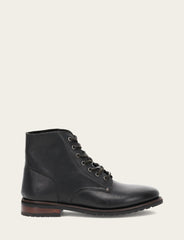 Men's Black Barrett Lace Up Boots - Black
