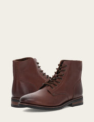 Men's Cognac Barrett Lace Up Boots - Cognac