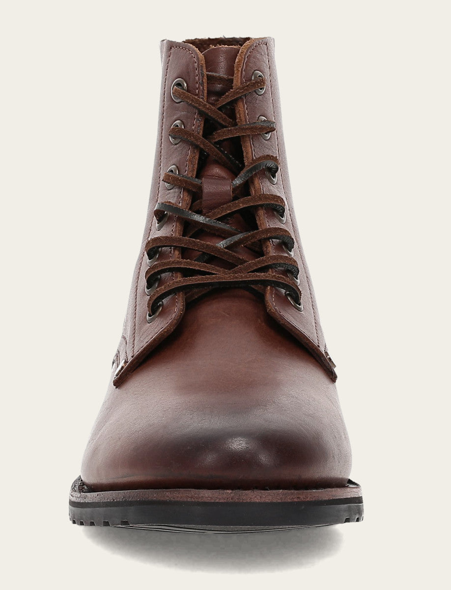 Men's Cognac Barrett Lace Up Boots - Cognac