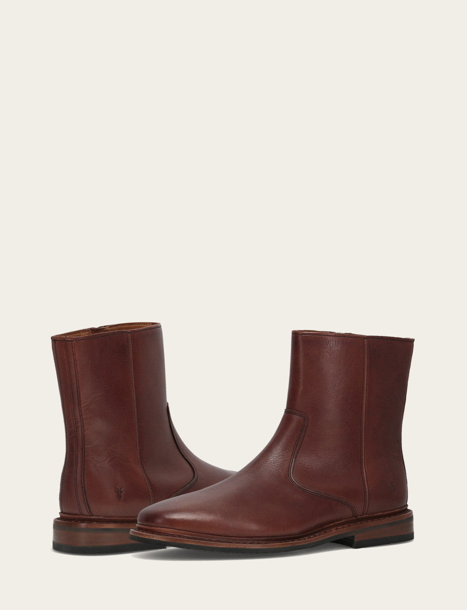 Men's Brown Paul Inside Zip Boot - Brown
