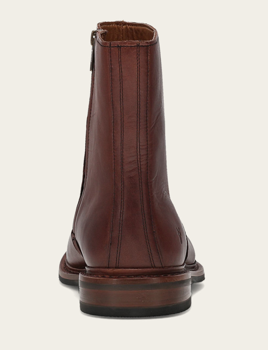 Men's Brown Paul Inside Zip Boot - Brown
