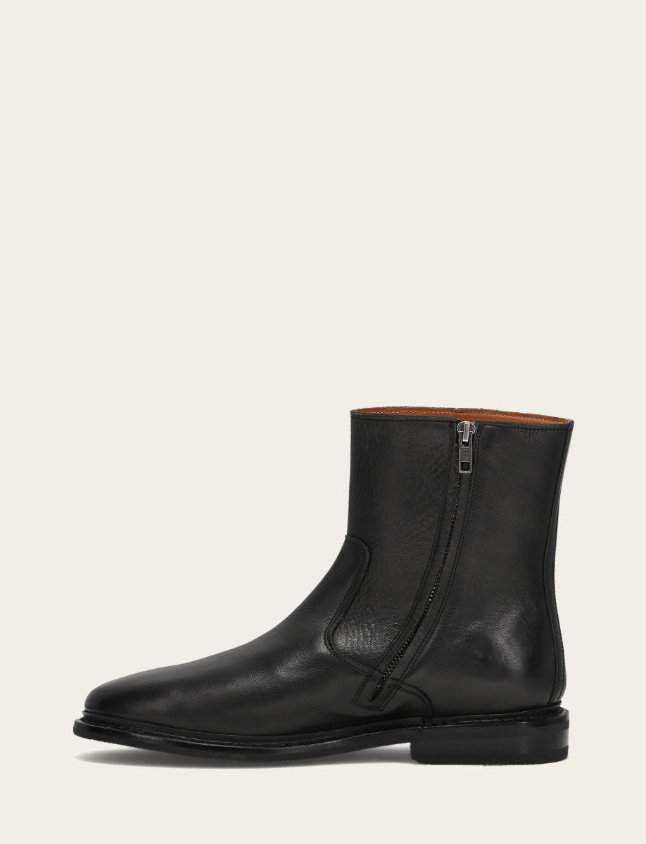 Men's Black Paul Inside Zip Boot - Black