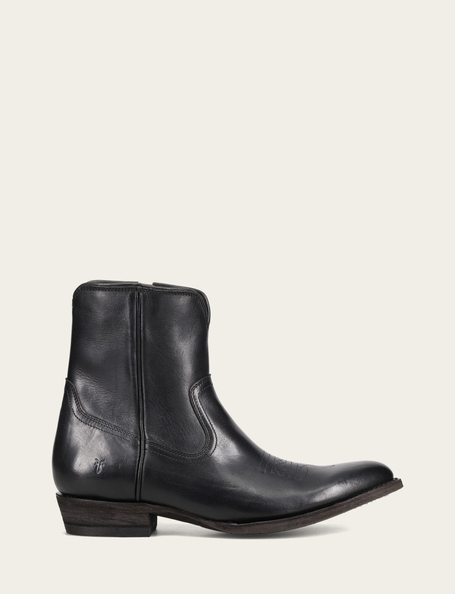 Austin Inside Zip Boot - Antique Black