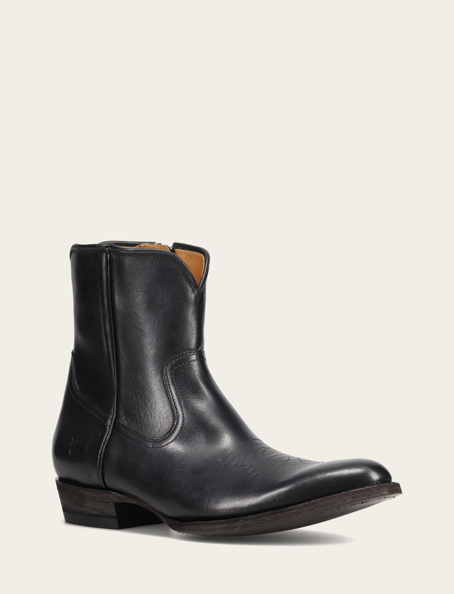 Austin Inside Zip Boot - Antique Black