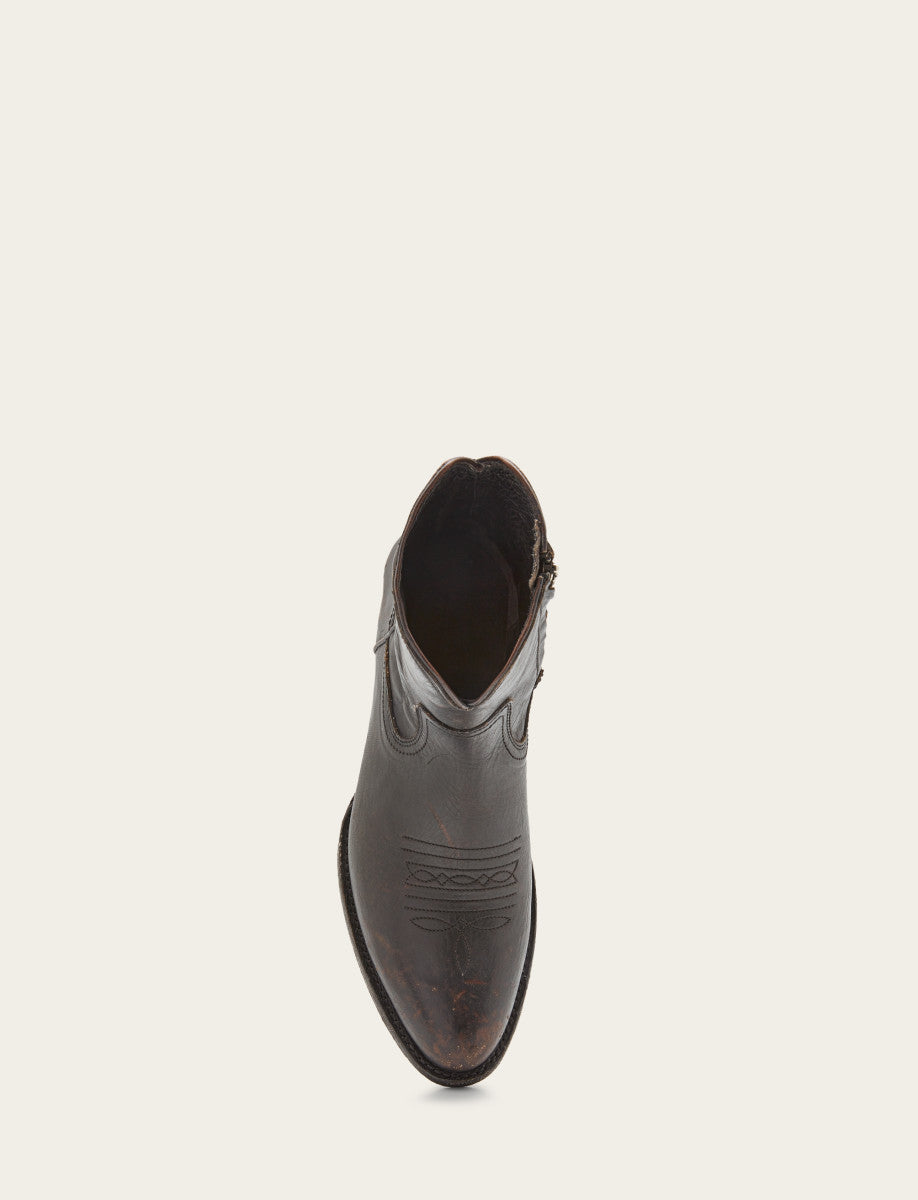 Austin Inside Zip Boot - Antique Black