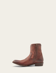 Men's Cognac Austin Inside Zip Boots - Cognac