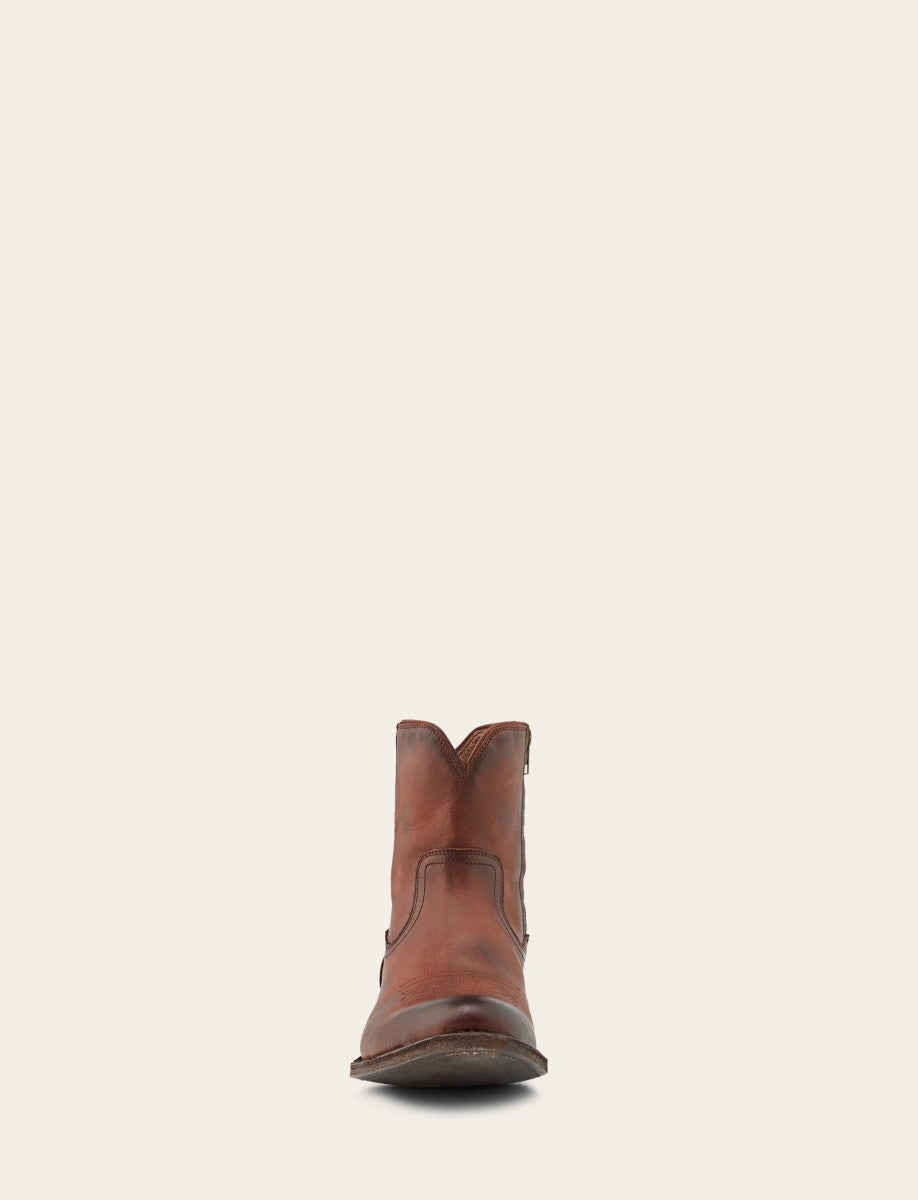 Men's Cognac Austin Inside Zip Boots - Cognac