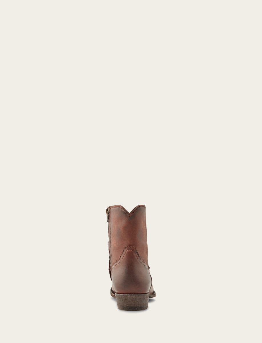 Men's Cognac Austin Inside Zip Boots - Cognac