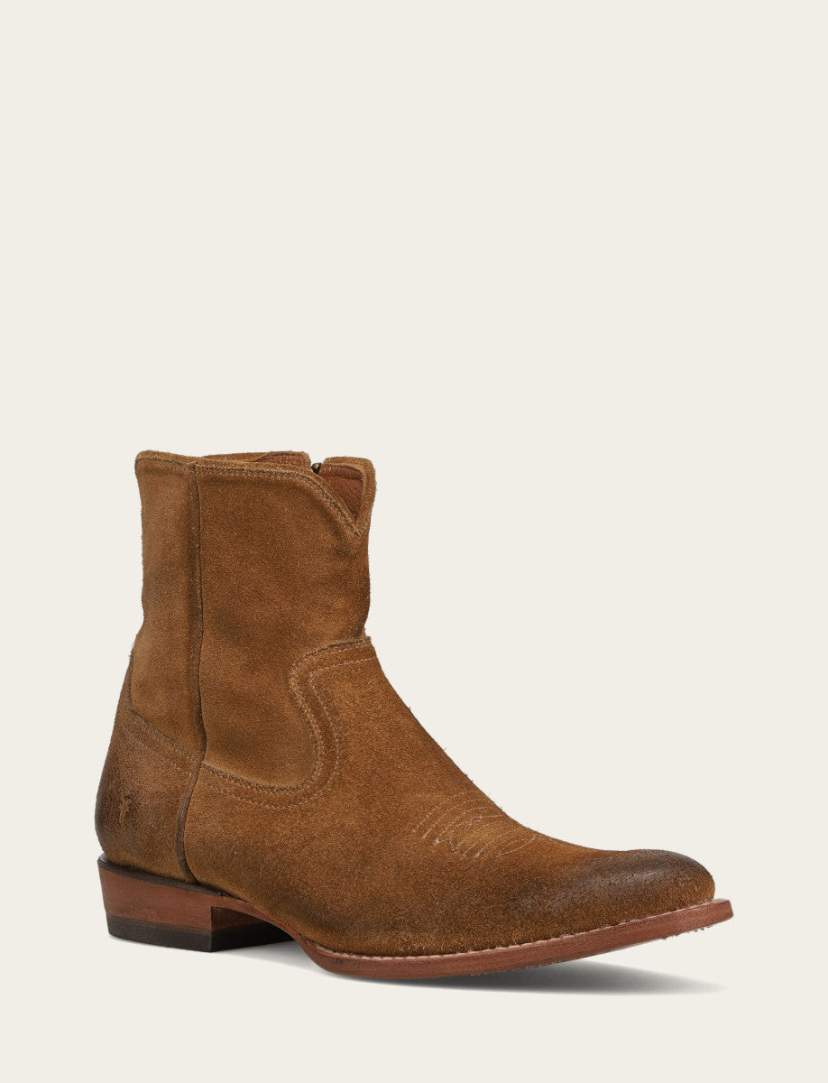 Men's Dark Ash Austin Inside Zip Boots - Dark Ash