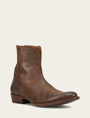 Men's Brown Austin Inside Zip Boots - Brown