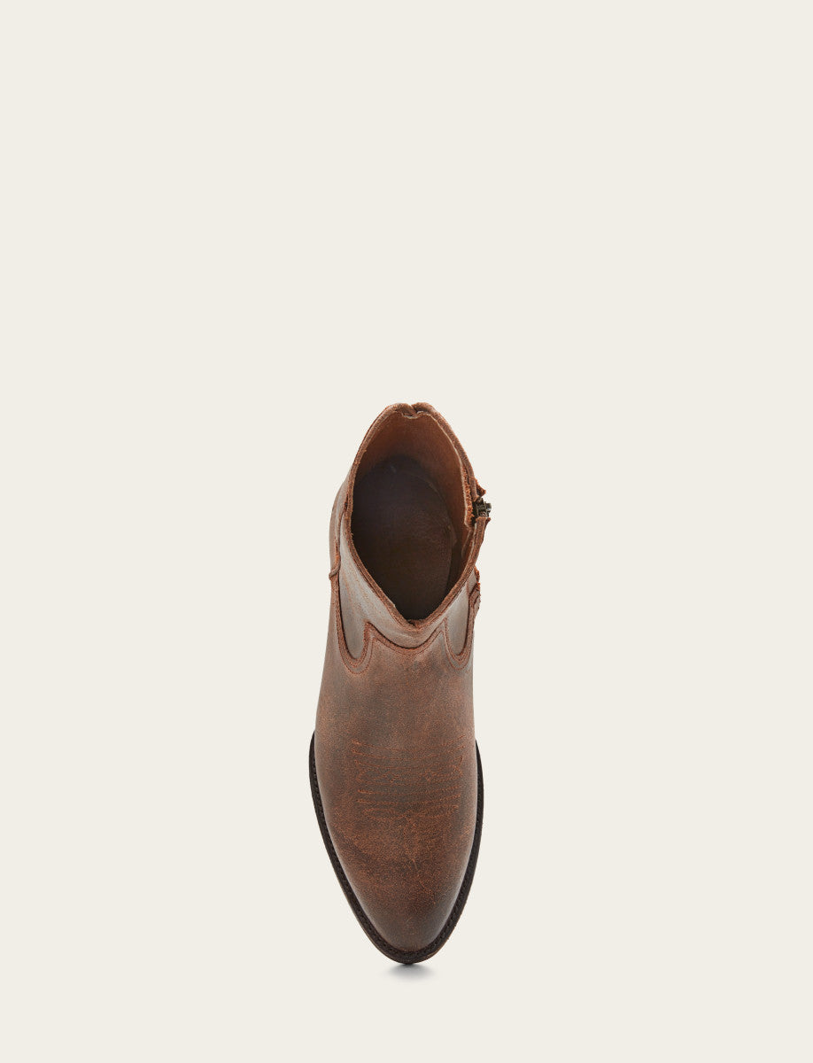 Men's Brown Austin Inside Zip Boots - Brown