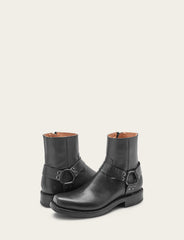 Men's Black Conway Harness Moto Boot - Black
