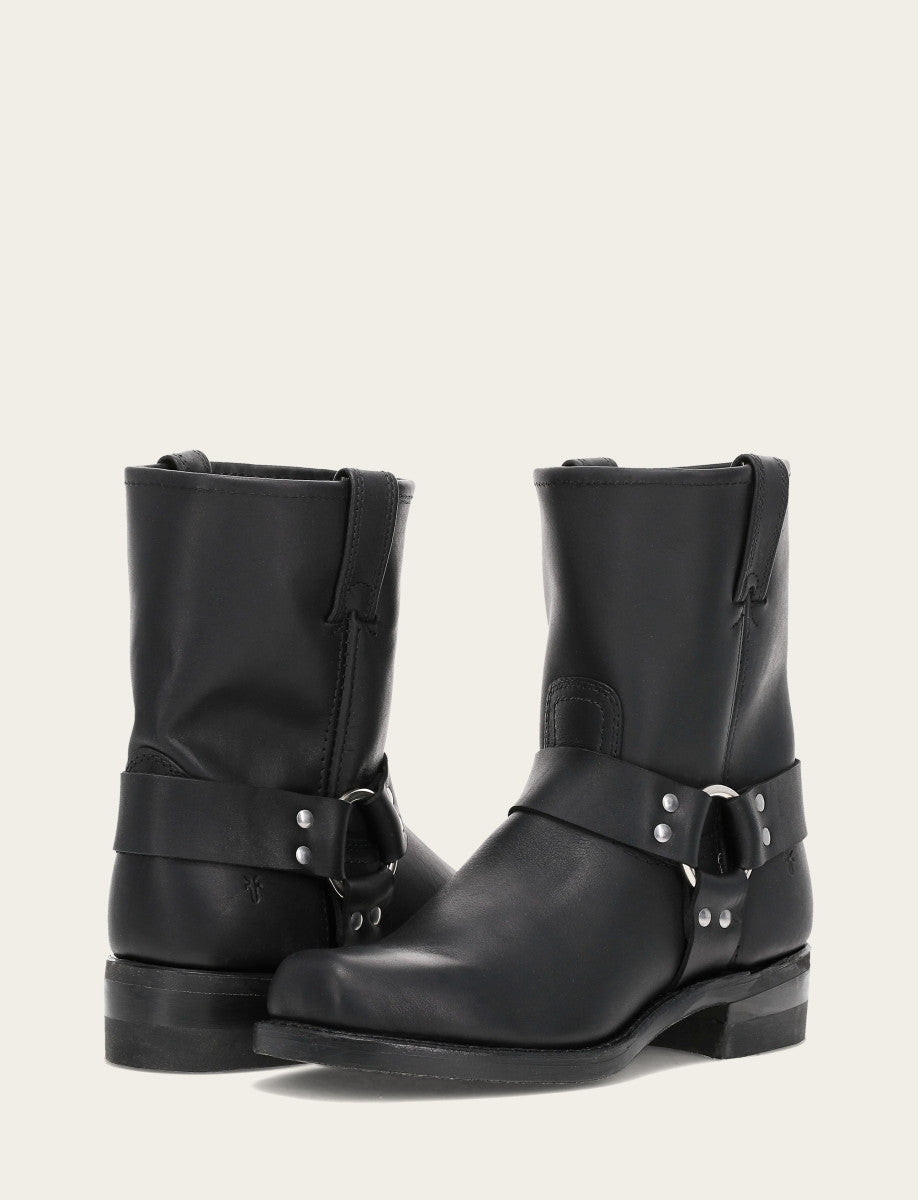 Men's Black Harness 8R Mens Boots - Black