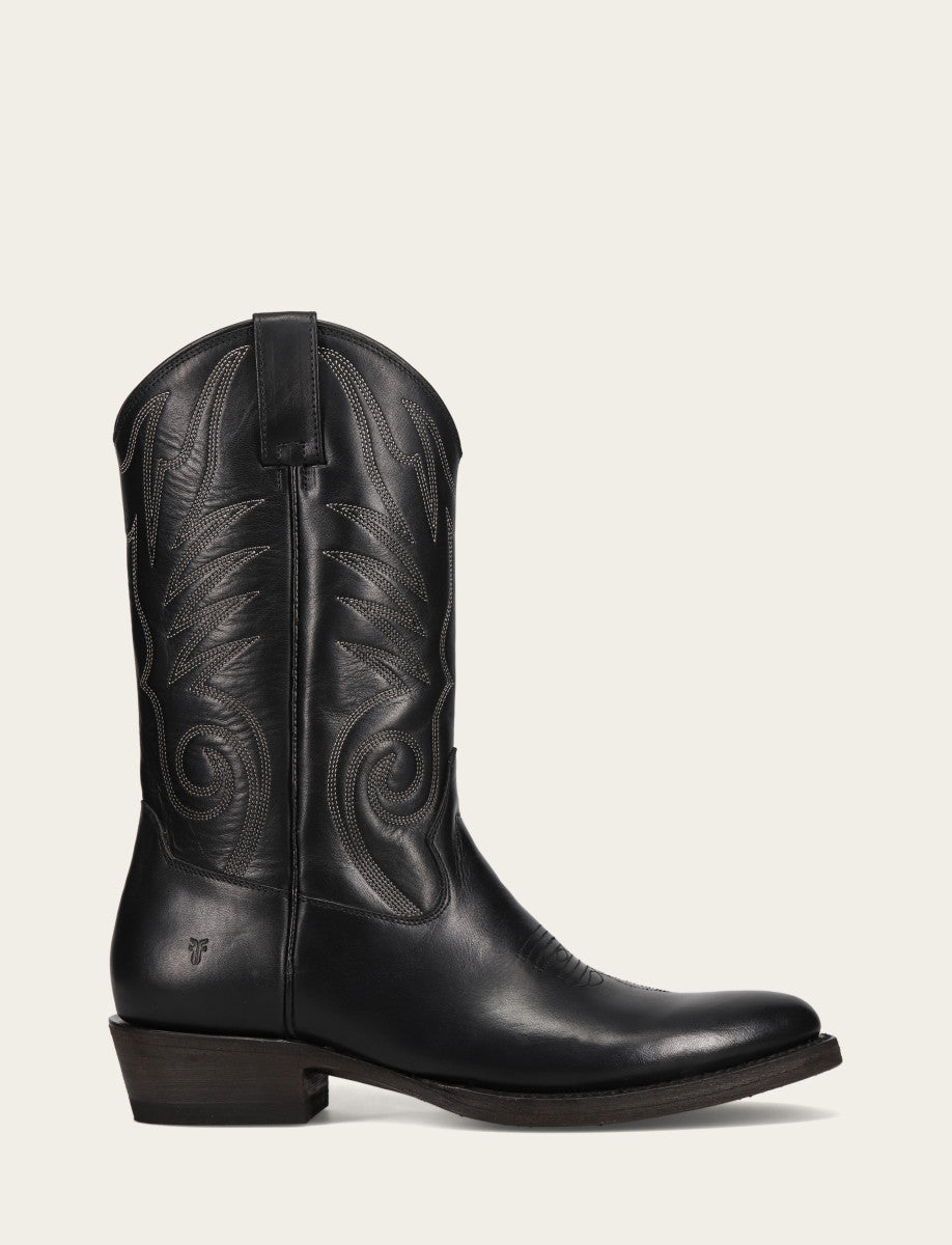 Men's Black Grady Vintage Stitch Western Boots - Black
